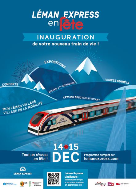 Léman Express sera inauguré en fin de semaine prochaine